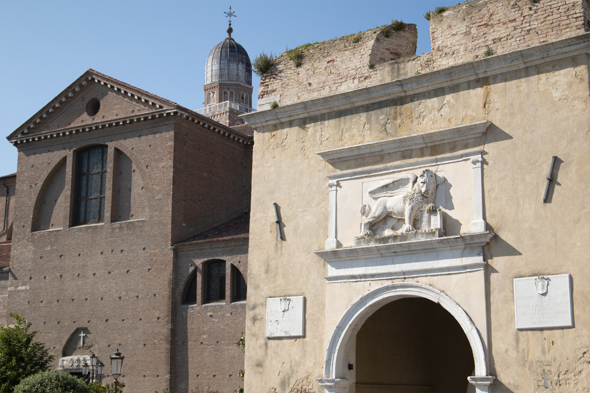 View of the Duomo and Porta Garibaldi